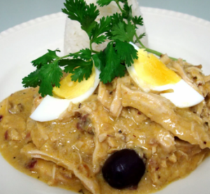 Receta de Aji de Gallina