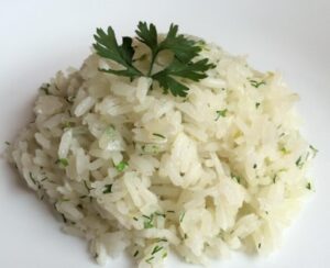 Receta de Arroz al Cilantro