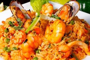 Receta de Arroz con Mariscos: Arroz Peruano con Mariscos