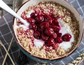 Receta de Gachas de quinoa y amaranto