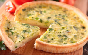 Receta de Quiche de puerros