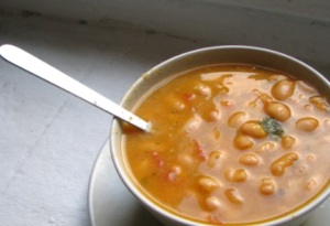 Receta de Sopa de alubias con cerdo